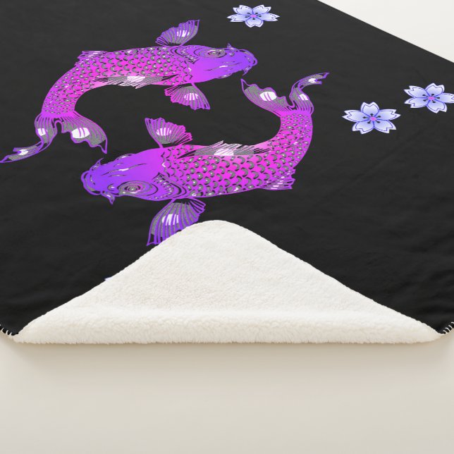 Couverture Sherpa carpe koi (3/4)