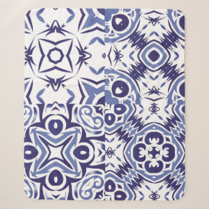 Couverture Sherpa Carreaux en azulejos décoratifs en céramique. Fash