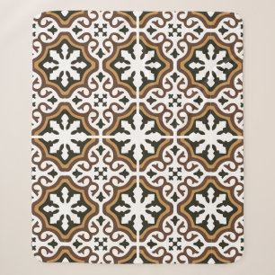 Couverture Sherpa Carreaux portugais 3