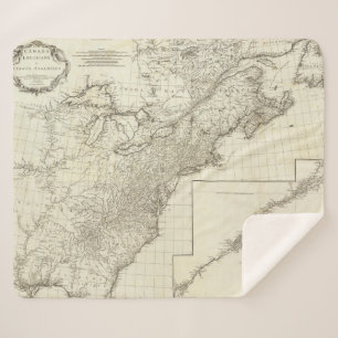 Couverture Sherpa Carte composée du Canada