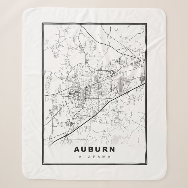 Couverture Sherpa Carte d'Auburn (Devant)