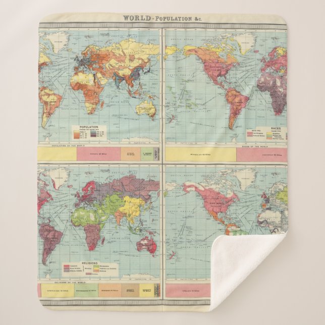 Couverture Sherpa Carte de population mondiale (Devant)