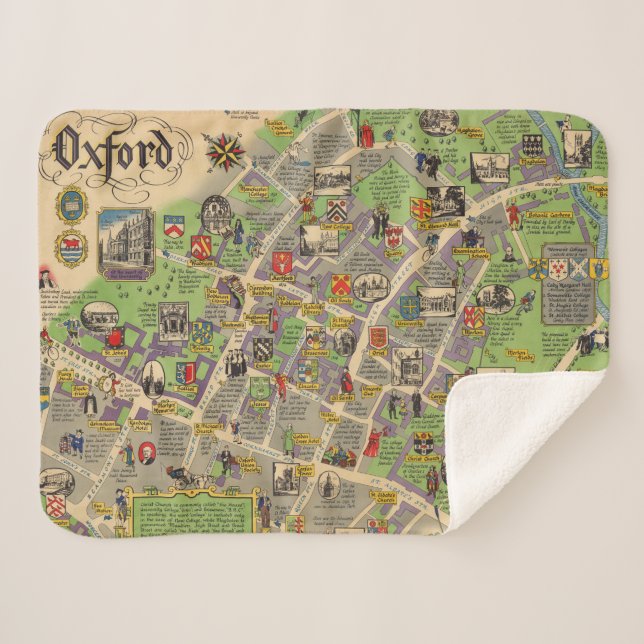 Couverture Sherpa Carte d'Oxford, Angleterre (chemins de fer (Devant (Horizontal))