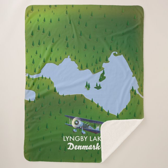Couverture Sherpa Carte du lac Lyngby Danemark (Devant)