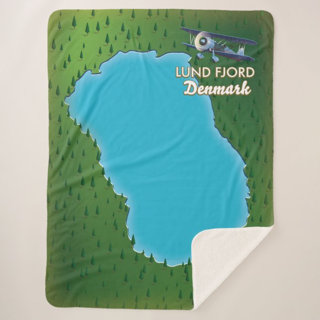 Couverture Sherpa carte du Lund Fjord Danemark (Devant)