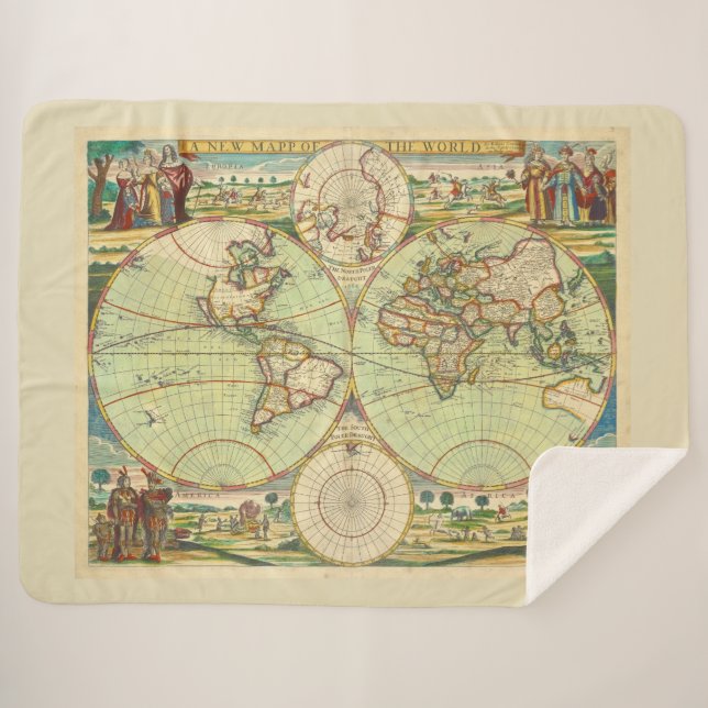 Couverture Sherpa Carte du monde antique #4 (Devant (Horizontal))