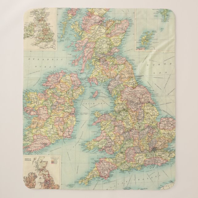 Couverture Sherpa Carte politique d'îles britanniques (Devant)