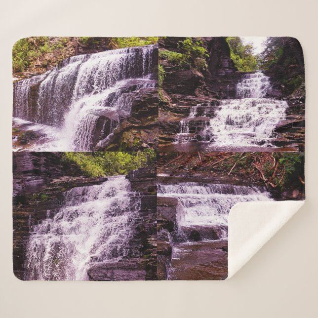 COUVERTURE SHERPA CASCADILLA GORGE ITHACA NEW YORK (Devant (Horizontal))