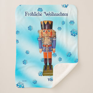 Couverture Sherpa Casse-noix allemand - Fröhliche Weihnachten