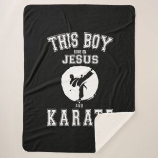 Couverture Sherpa Ce Garçon Fait Un Cadeau Sur Jésus Et Le Costume D