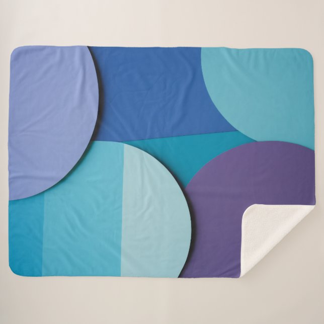 Couverture Sherpa Cercles de métissage (Devant (Horizontal))