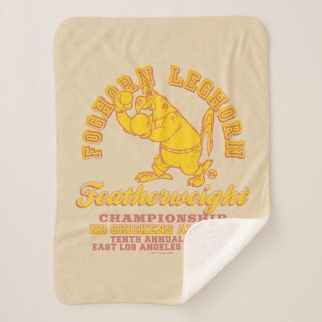 Couverture Sherpa Championnat Foghorn Leghorn Featherweight (Devant)