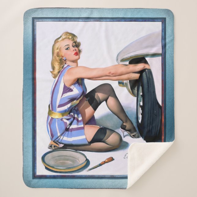 Couverture Sherpa Changement rapide par Gil Elvgren (Devant)