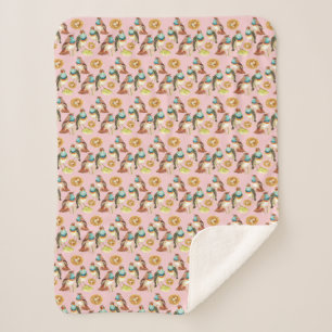 Couverture Sherpa Chanter des oiseaux Sherpa Blanket
