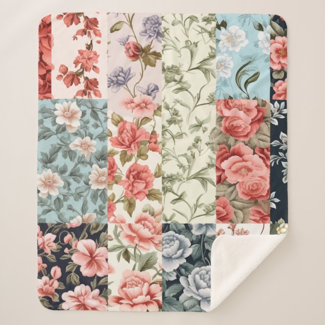 Couverture Sherpa Charme Rétro  (Devant)