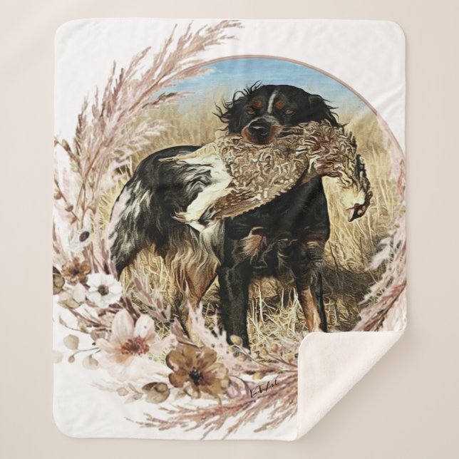 Couverture Sherpa Chasse à la bécasse avec l'Épagneul Breton   (Devant)