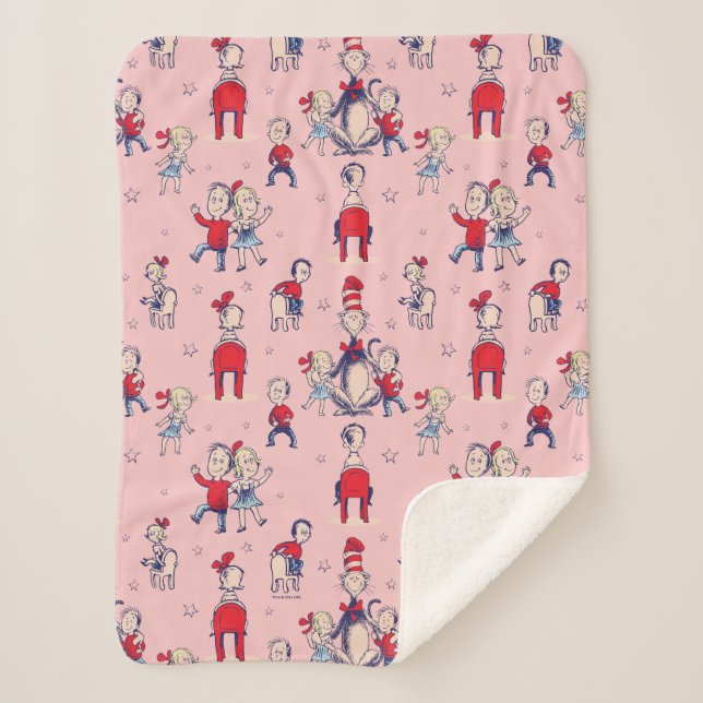 Couverture Sherpa Chat Dans Le Casquette | Avec Motif pour enfants (Devant)