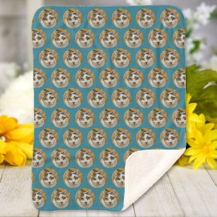 Couverture Sherpa Chat de chien personnalisé ou toute photo personna