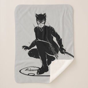 Couverture Sherpa Chatte Encreuse Pose De Pinceau