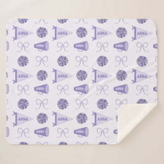 Couverture Sherpa Cheer Camp Purple Cheerleadom Voyage
