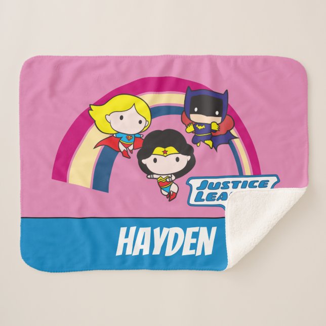 Couverture Sherpa Chibi Justice League Rainbow (Devant (Horizontal))