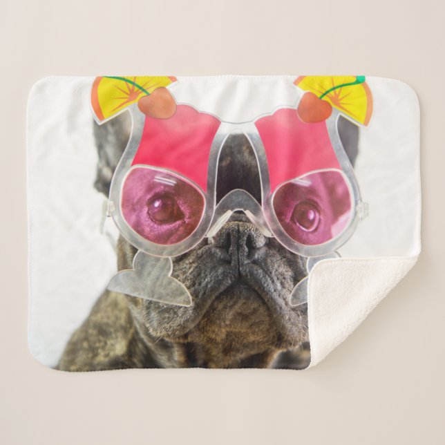 Couverture Sherpa Chien des images | de Getty avec des verres de (Devant (Horizontal))
