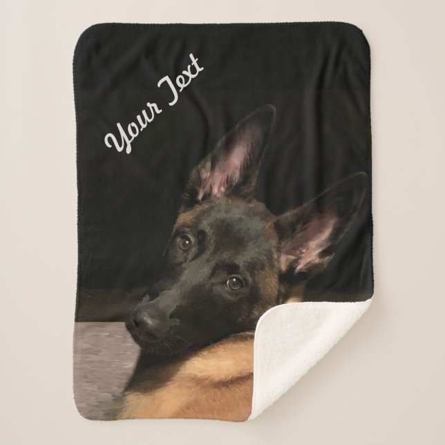 Couverture Sherpa Chien malinois (Devant)