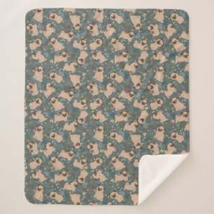 Couverture Sherpa Chiens mignons Sherpa Blanket