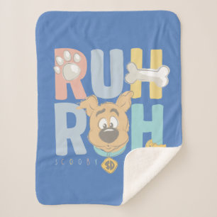 Couverture Sherpa Chiot Scooby-Doo "Ruh Roh"
