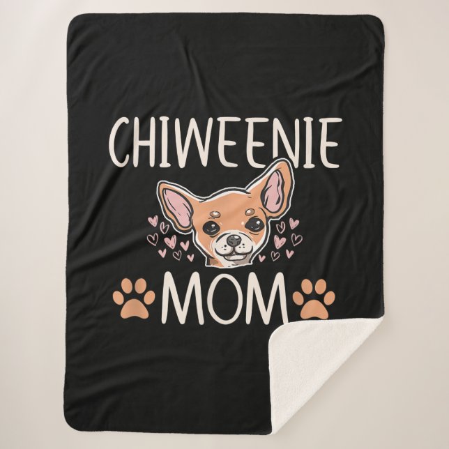 Couverture Sherpa chiweie mama chihuahua cute dog owner lolowner (Devant)