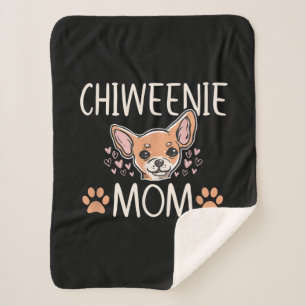 Couverture Sherpa chiweie mama chihuahua cute dog owner lolowner