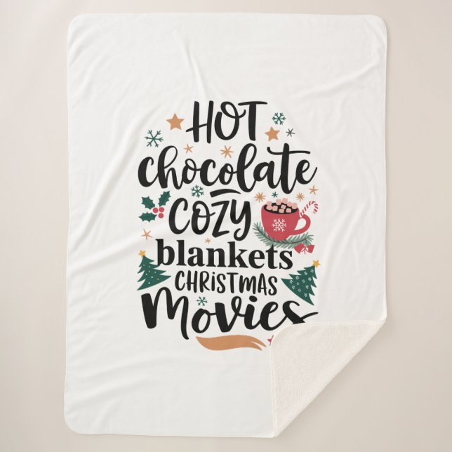 Couverture Sherpa Chocolat Chaud & Ambiance Cosy d (Devant)