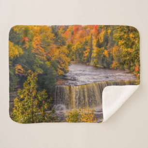 Couverture Sherpa Chutes supérieures avec couleurs d'automne