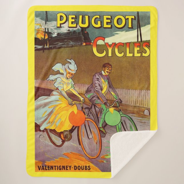 Couverture Sherpa circa 1900 Peugeot bicyclettes et (Devant)
