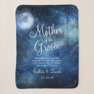 Couverture Sherpa Citation de la Lune Céleste pour la Mère du Marié