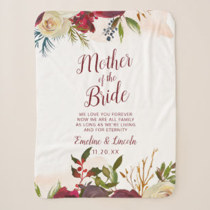 Couverture Sherpa Citation de la mère de la mariée de Mistletoe Mano