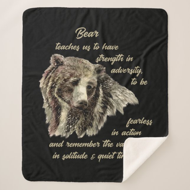 Couverture Sherpa Citation Inspirationnelle Ce Que Les Ours Nous App (Devant)