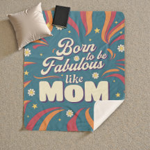 Citation maman fun rétro vintage psychédélique typ
