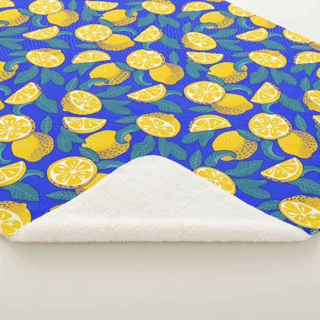 Couverture Sherpa Citrons (3/4)