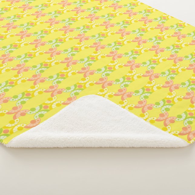 Couverture Sherpa Citrus Retro (3 Tailles) (3/4)