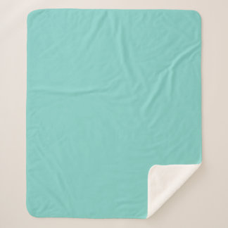 Couverture Sherpa Clair Turquoise Sherpa Blanket
