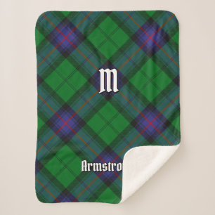 Couverture Sherpa Clan Armstrong Tartan Sherpa Blanket