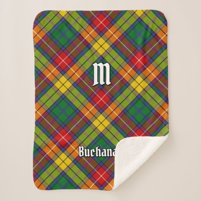 Couverture Sherpa Clan Buchanan Tartan (Devant)