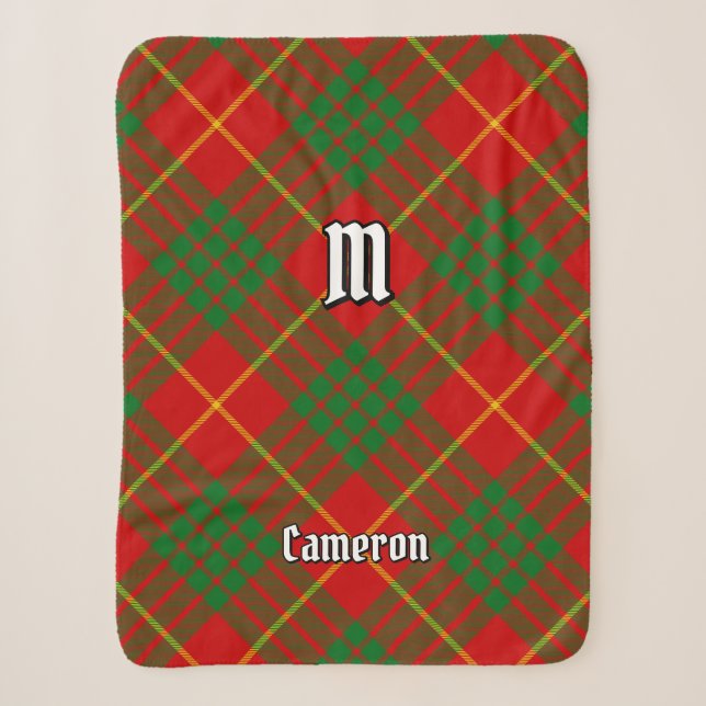 Couverture Sherpa Clan Cameron Tartan (Devant)