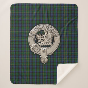 Couverture Sherpa Clan Campbell Crest & Tartan