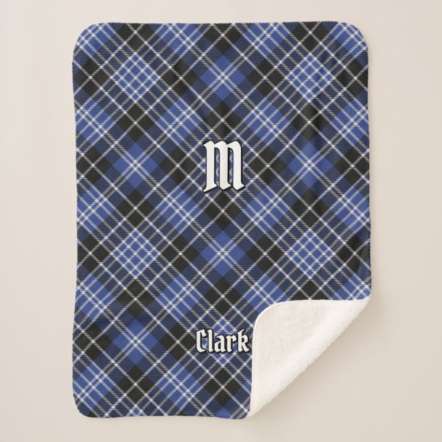 Couverture Sherpa Clan Clark Tartan (Devant)