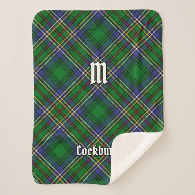 Couverture Sherpa Clan Cockburn Tartan (Devant)