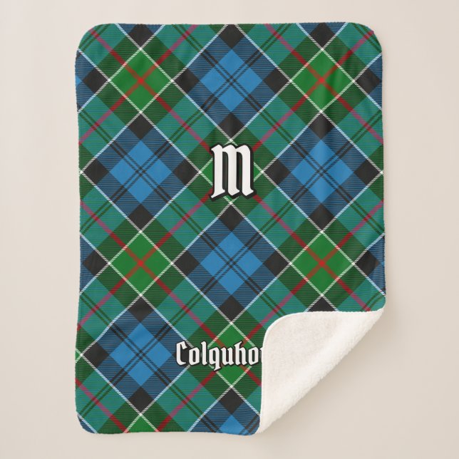 Couverture Sherpa Clan Colquhoun Tartan (Devant)