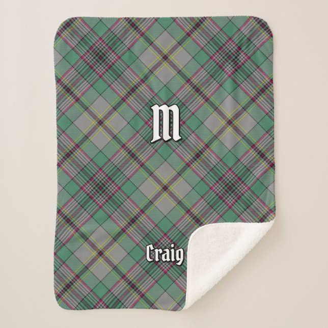Couverture Sherpa Clan Craig Tartan Sherpa Blanket (Devant)
