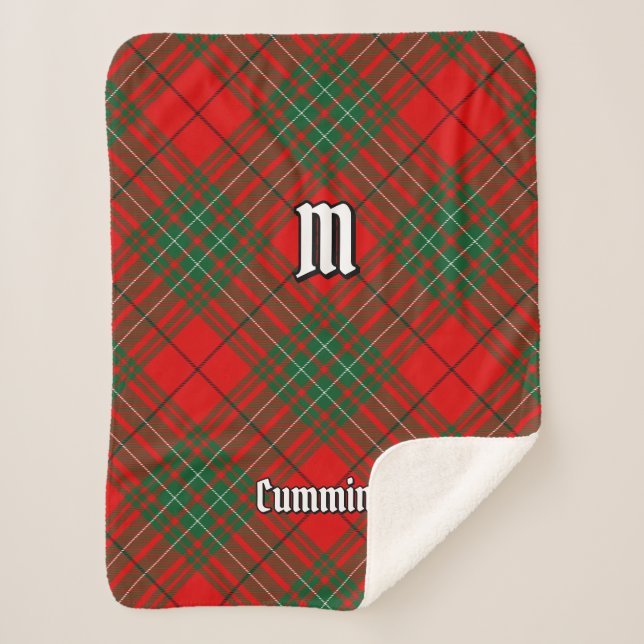 Couverture Sherpa Clan Cumming Tartan (Devant)